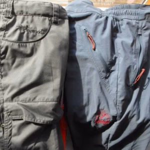 Blå superlett XL herrebukse